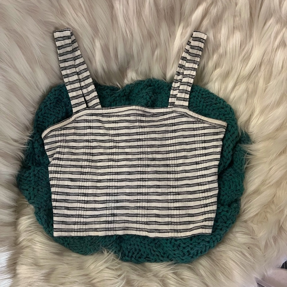 American Eagle Striped Tank Top